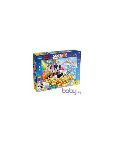 Puzzle pentru copii Lisciani - Minnie și Mickey Mouse - 1