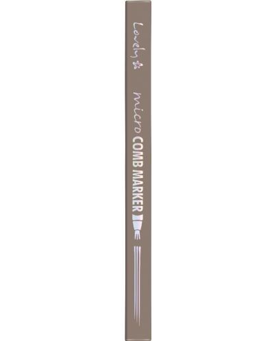 Lovely - Creion pentru sprâncene Comb Marker, N1 - 3