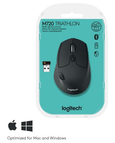 Mouse gaming Logitech M720 Triathlon - optic, wireless - 9