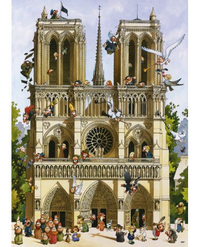 Puzzle Heye de 1000 piese - Sa traiasca Notre Dame!, Jean-Jaques Loup - 2