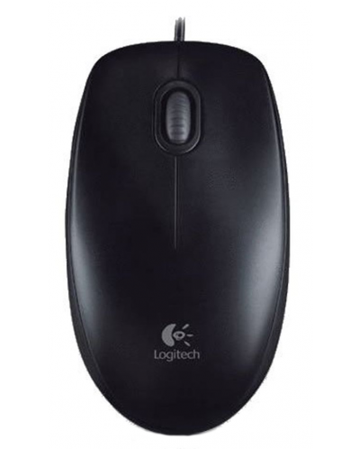 Mouse Logitech B100 - optica, negru - 1