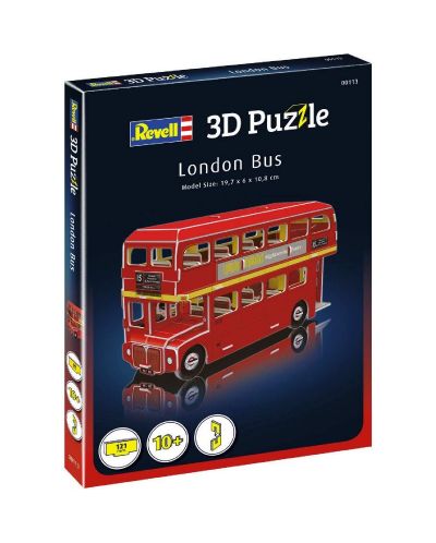 Mini  Puzzle 3D Revell - Autobuzul  londonez  - 2