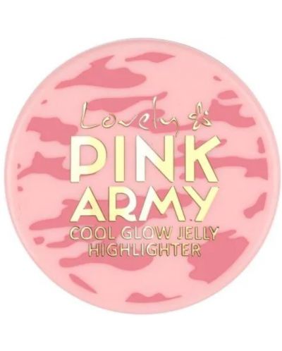 Lovely - Jelly Highlighter Pink Army Cool Glow, 9 g - 2