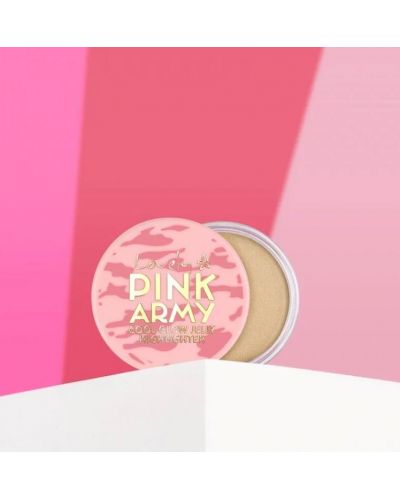 Lovely - Jelly Highlighter Pink Army Cool Glow, 9 g - 3