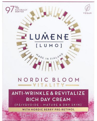 Lumene Lumo Vitality Cremă de zi revitalizantă Nordic Bloom, 50 ml - 3