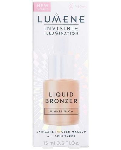 Lumene Invisible Illumination Bronzant lichid, Summer Glow, 15 ml - 3