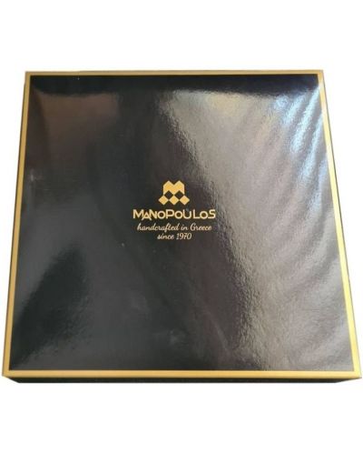 Sah de lux lucrat manual Manopoulos, 20 х 20 cm, bordo - 5