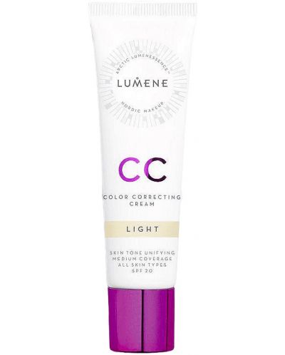 Lumene CC Cremă 7 în 1, SPF 20, Light, 30 ml - 1