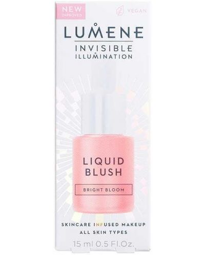 Lumene Invisible Illumination  Fard de obraz lichid, Bright Bloom, 15 ml - 3