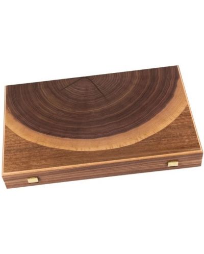Table de lux din lemn de nuc natural , 48 x 30 cm - 3