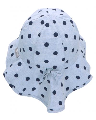 Palarie de vara cu protectie UV 50+ Sterntaler -Punctat, pentru o fată, 47 cm, 9-12 luni, albastru - 3