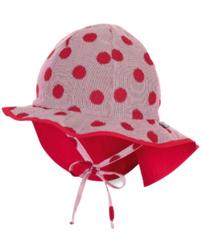 Pălărie de vară pentru copii cu protecție UV 50+ Sterntaler - 53 cm, 2-4 ani, roșu - 1