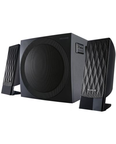Sistem audio Microlab M-300BT - 2.1, Bluetooth, negru - 1