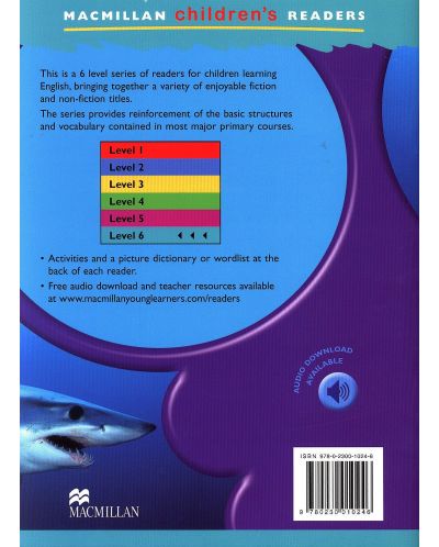 Macmillan Children's Readers: Sharks&Dolphins (ниво level 6) - 2