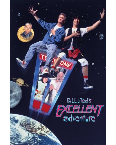 Poster maxi GB eye Movies: Bill & Ted - Excellent Adventure - 1