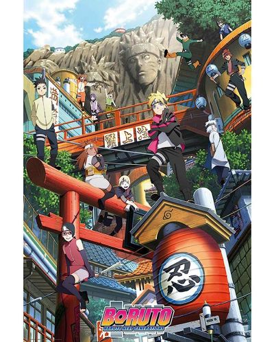 GB eye Animation maxi poster: Boruto - Grupul Konoha - 1