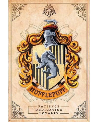 Maxi poster GB eye Filme: Harry Potter - Hufflepuff - 1