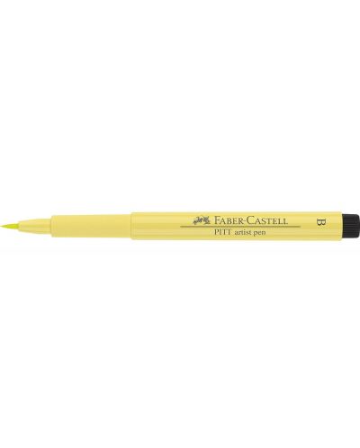 Marker cu pensula Faber-Castell Pitt Artist - Galben deschis (104) - 4