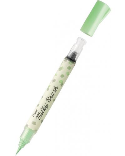 Pentel Milky Colour Brush Marker - Verde - 1