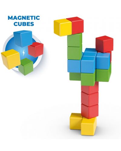 Cuburi magnetice Geomag - Magicube Creations, 24 bucăți - 4