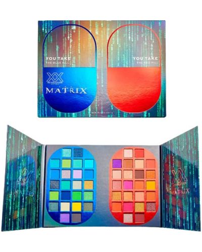 Makeup Revolution The Matrix - Paletă de farduri XX Neo, 48 culori - 1