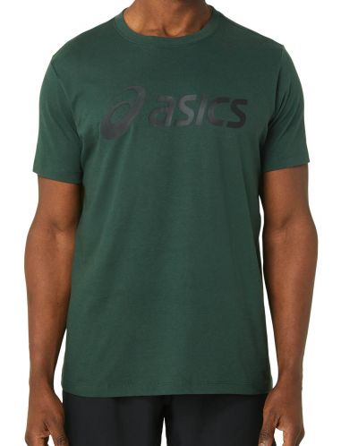 Tricou pentru bărbați Asics - Big Logo Tee, verde/negru - 1