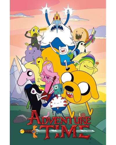 Poster maxi GB eye Animation: Adventure Time - Group	 - 1
