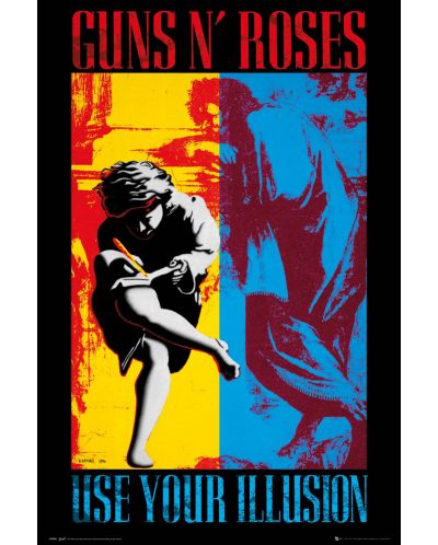 Poster maxi GB Eye Guns N' Roses - Illusion - 1