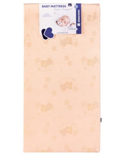 Saltea Kikka Boo - Extra Comfort, 60 x 120 x 12 cm, Bear Pink - 1