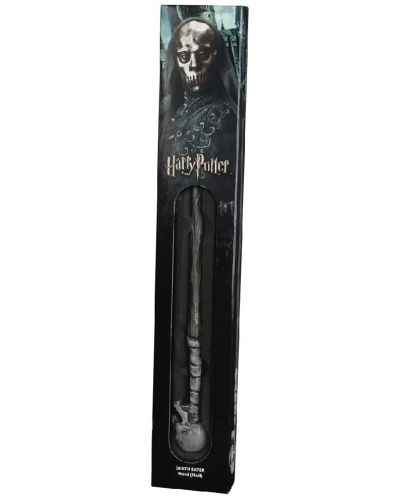 Bagheta magica The Noble Collection Movies: Harry Potter - Death Eater Eater Skull, 38 cm - 2