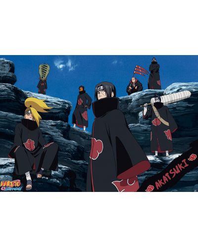 Poster maxi ABYstyle Animation: Naruto Shippuden - Akatsuki - 1