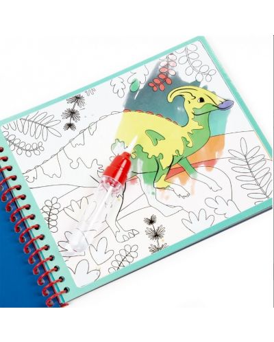 Carte de desen magic cu apă Kidea - Dinozauri - 2