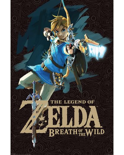 Poster maxi Pyramid - The Legend of Zelda: Breath Of The Wild (Game Cover) - 1