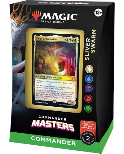 Magic The Gathering: Commander Masters Deck - Silver Swarm - 1