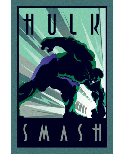 Poster maxi Pyramid - Marvel Deco (Hulk) - 1
