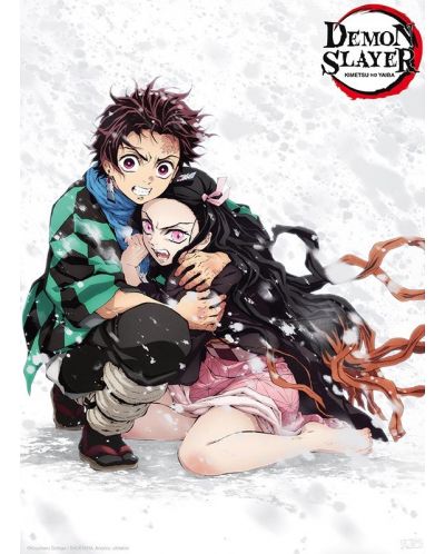 Maxi poster ABYstyle Animation: Demon Slayer - Tanjiro & Nezuko Snow	 - 1