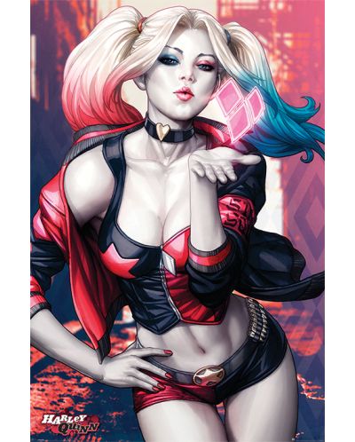 Poster maxi Pyramid - Batman (Harley Quinn Kiss) - 1