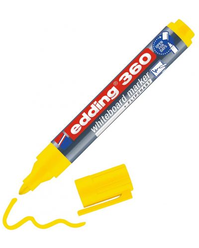 Marker pentru tablă albă Edding 360 - galben - 1