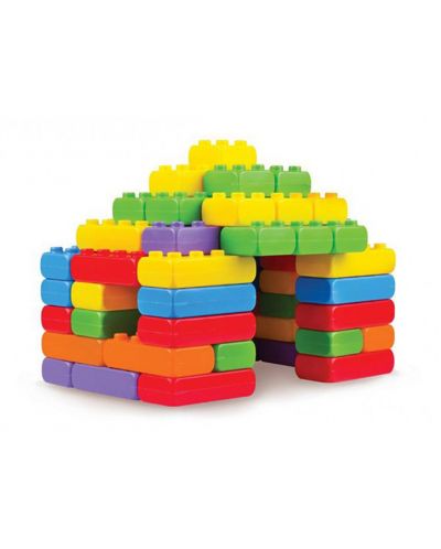 Constructor pentru copii  Junior Bricks de 60 de piese - 1