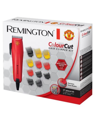 Aparat de tuns Remington - Manchester United, 1.5-25mm, roșu - 3