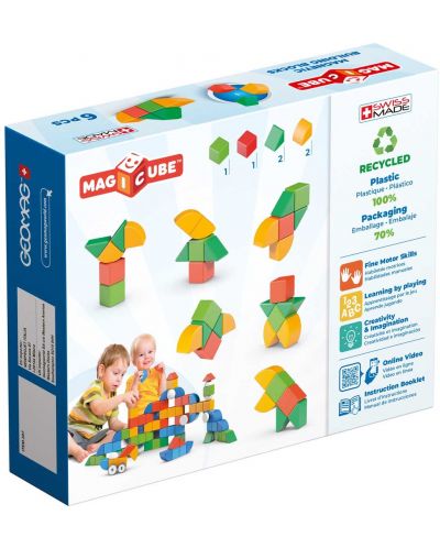 Cuburi magnetice Geomag - Magicube Starter Set, 6 bucăți - 9