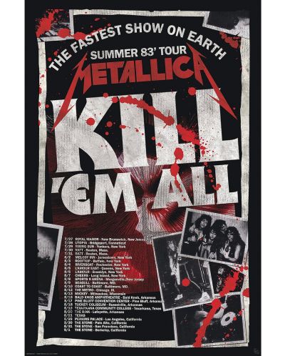 Figura de acțiune GB eye Music: Metallica - Kill'Em All (Tour 1983) - 1
