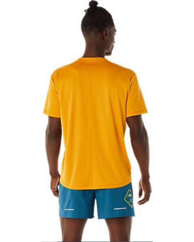 Tricou pentru bărbați Asics - Fujitrail Logo SS Top, galben - 4