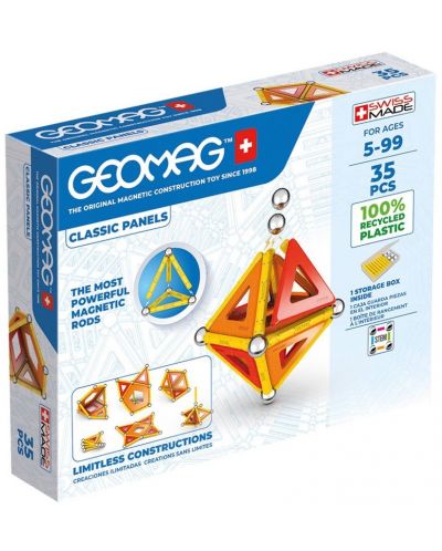 Constructor magnetic Geomag - Classic, 35 de piese - 1