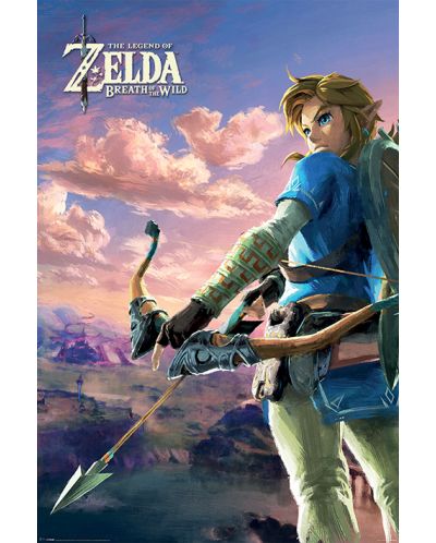 Poster maxi Pyramid - The Legend of Zelda: Breath Of The Wild (Hyrule Scene Landscape) - 1