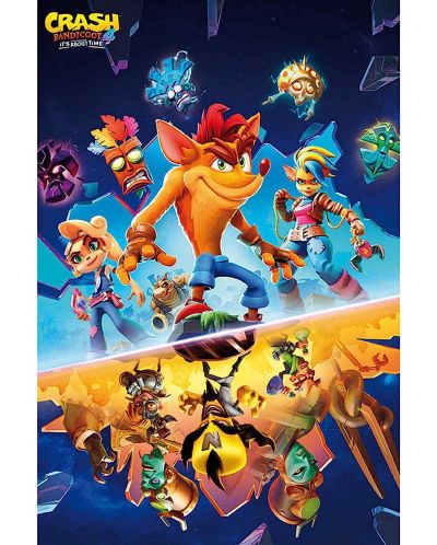 Maxi poster GB eye Games: Crash Bandicoot - It's About Time - 1