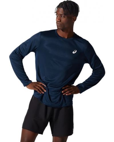 Bluză pentru bărbați cu mâneci lungi Asics - Core Ls Top, albastră - 3