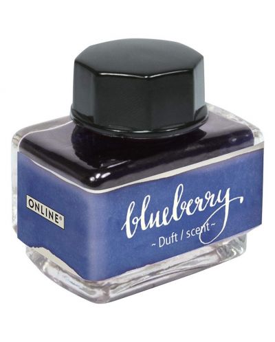 Cerneală parfumată Online - Blueberry - albastru, 15 ml - 1