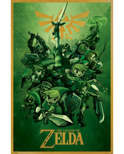 Poster maxi Pyramid - The Legend Of Zelda (Link) - 1