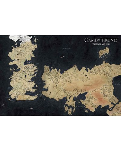 Maxi poster GB eye Television: Game of Thrones - Westeros Map - 1
